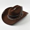 Original Design Vintage Western Cowboy Hat for Men Women Handmade Gentleman Cowgirl Jazz Hats Sombrero Hombre
