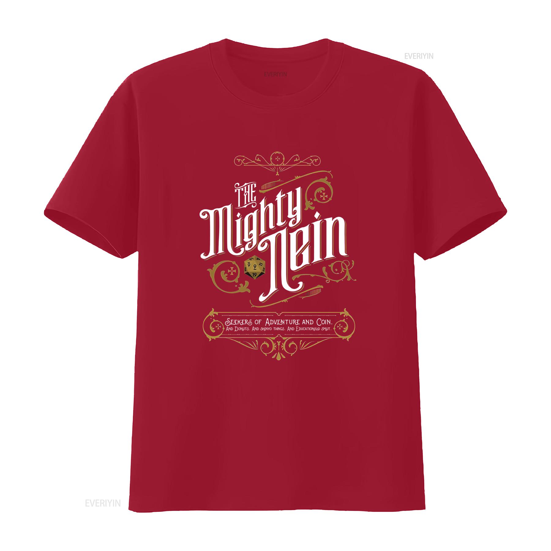 

The Mighty Nein Fashion T Shirt for S 5XL Made in USA Adventure Coin Donuts Gaming Theme vintage Washed Breathable homme S