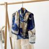 Women's Big Shawl Chinese Style Hollow Flower Cut Scarf Suzhou Garden Print Shawl High-quality Sun Protection Scarf Scarf