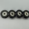 U-spår Nylon Runda Hjul med Kullager, Används För Dörr Och Fönster, Duschhjul, Lådskjutdörr Diameter 23-43Mm