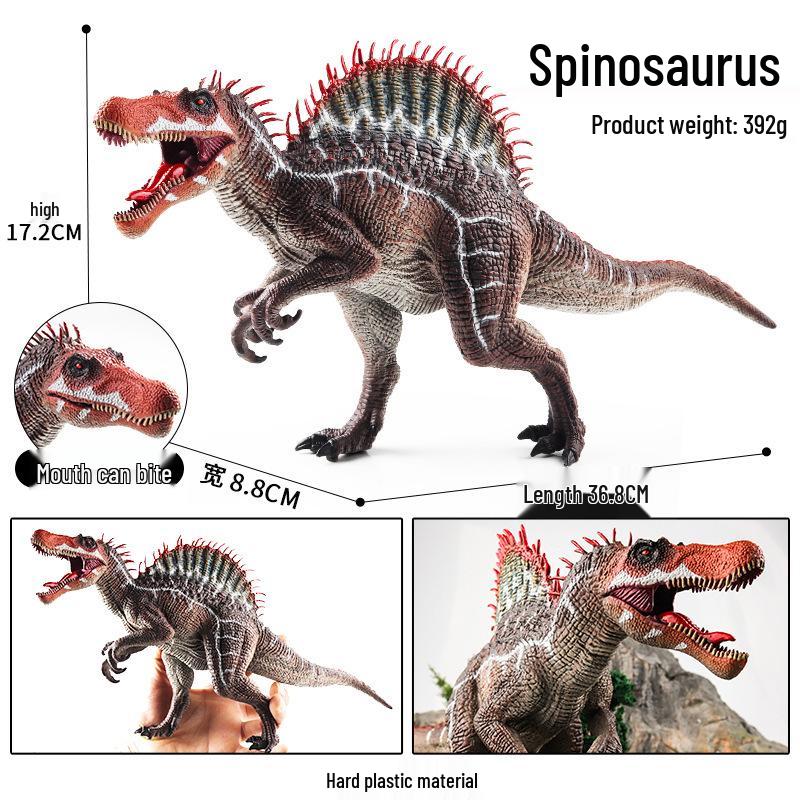 Children's Dinosaur Toy Set: King Kong, Tyrannosaurus Rex, Aurochs, Pachycephalosaurus, Spinosaurus, Therizinosaurus Model.