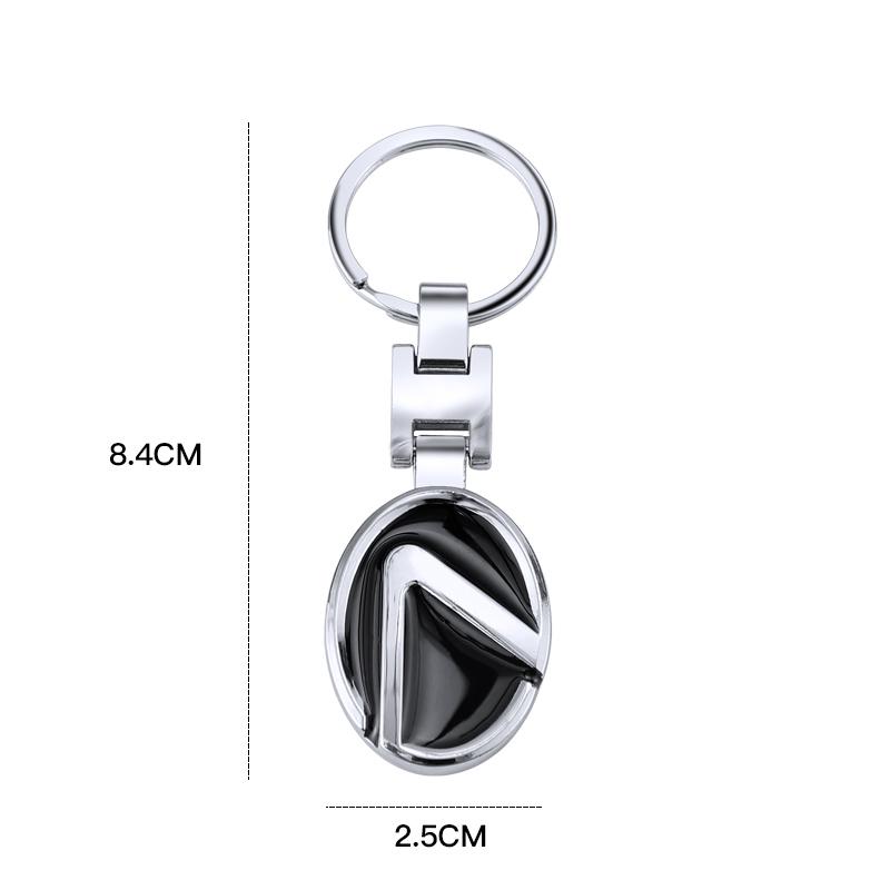 Metalowy brelok do kluczy samochodowych 3D Ozdoby Akcesoria Dla Lexus RX330 IS250 Ct200h ES300h RX350 IS300h NX300h RX400h RX450h UX250h