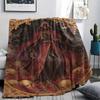 skeleton Print Flannel Blanket,High quality Comfortable for All Seasons,Home Decor,Warmth and Comfort,Perfect for Christmas Gifts