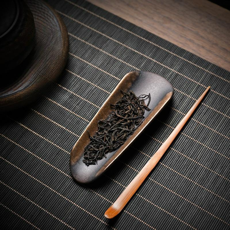 Janpanese Style Tea Scoops Kung Fu Tea Ceremony Utensils Tea Spoon Shovel Kitchen Home Tableware Ceremony Tool Accessories