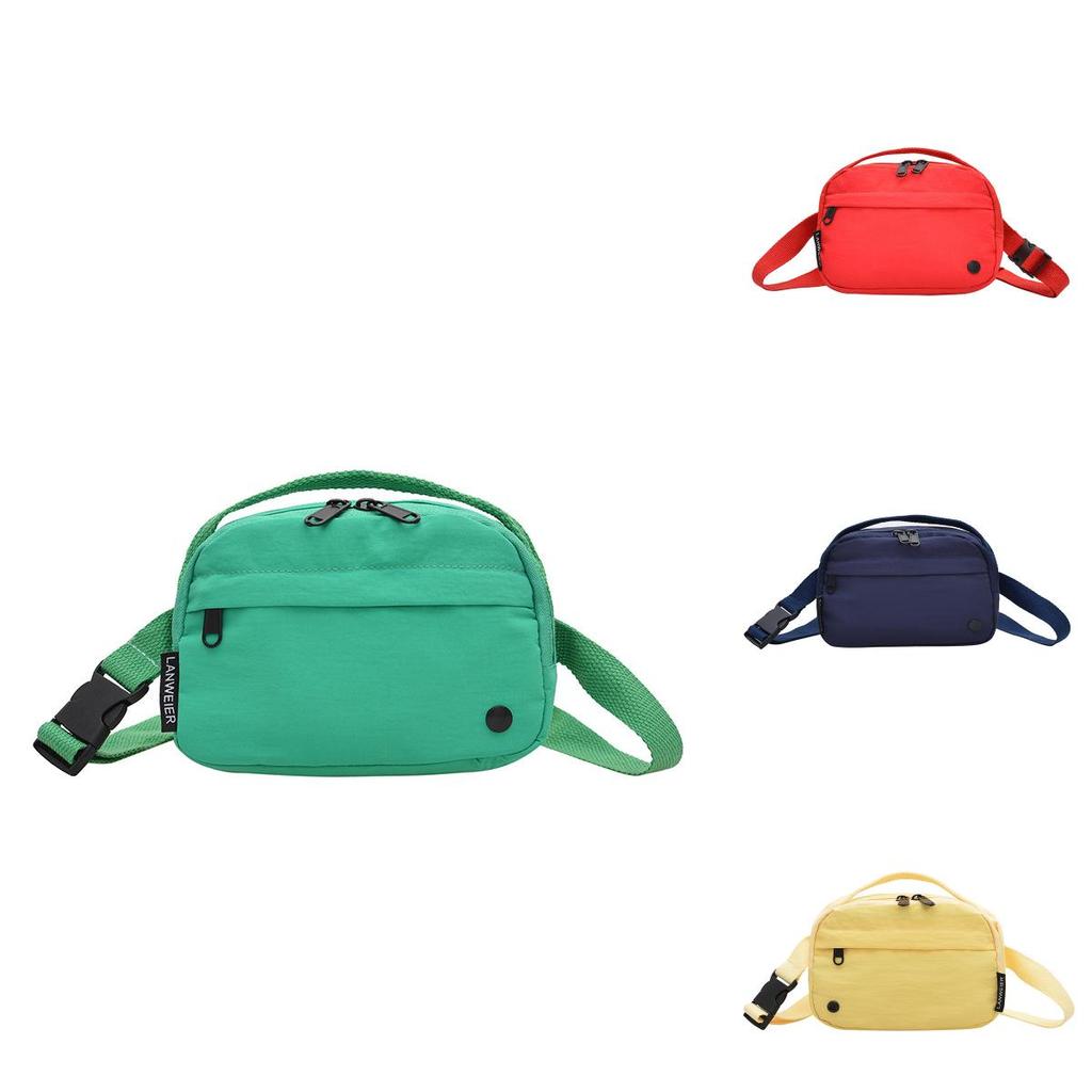 Simple Solid Color Women Casual Lightweight Waterproof Square Bag For Daily Use