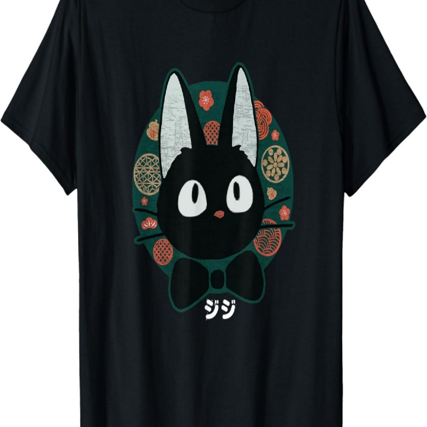 

Lovely Cat Vintage Kitten Anime Cats Funny T-Shirt S чёрный