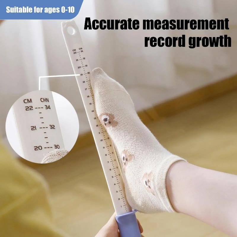 Shoe Horns For Men Retractable Stick With Foot Measuring Shoe Spoon Portable Travel Shoehorn For Men Elderly Kids Pregnant Women