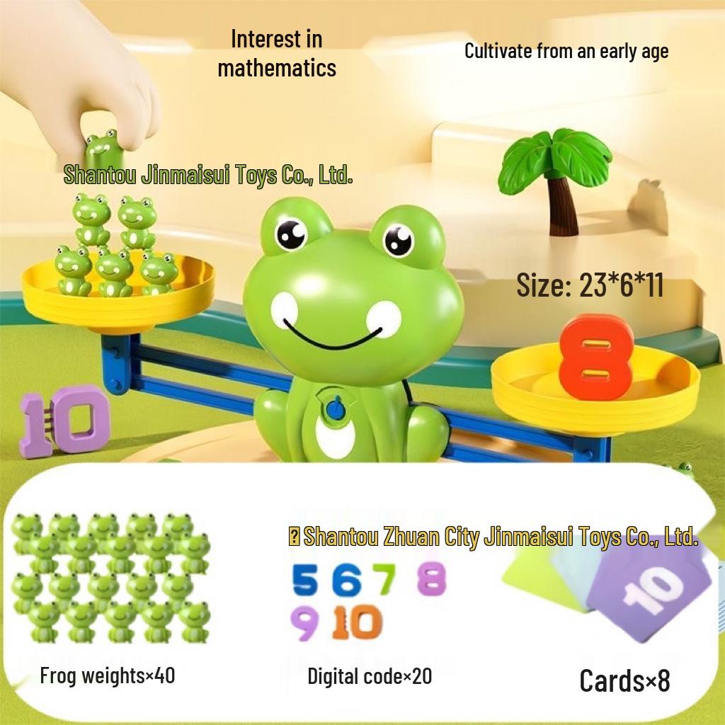 Digital Frog Balance Puzzle: Early Education Toy for Child's Cognitive and Logical Development