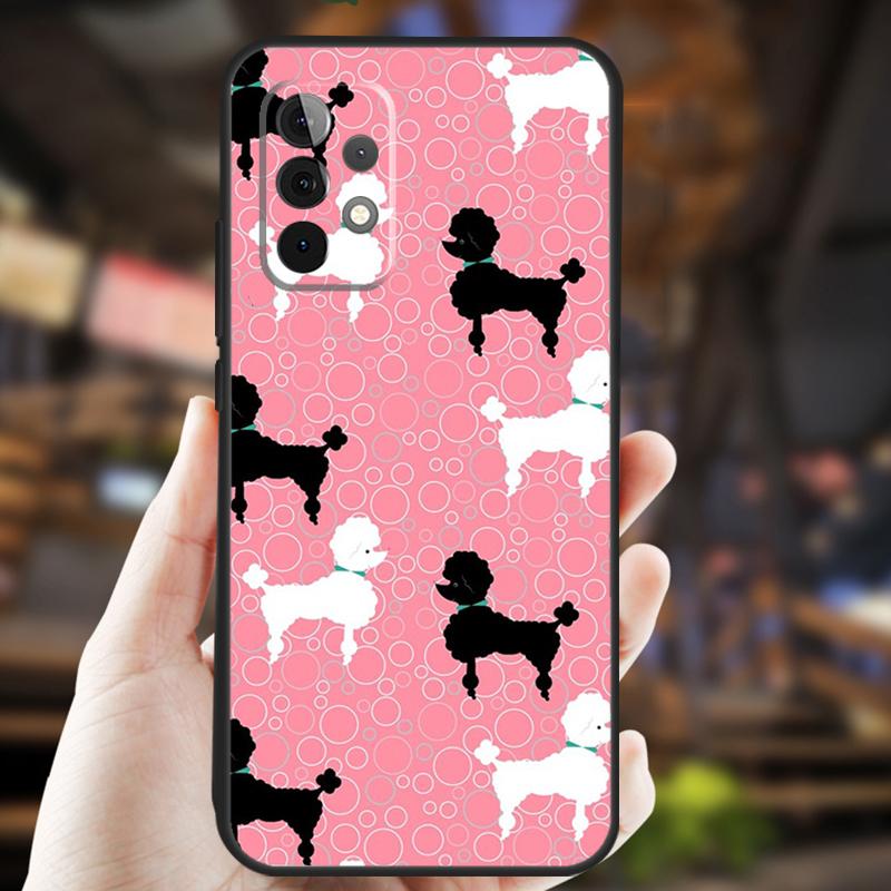 Poodle Dog Case For Samsung Galaxy A05 A06 A22 A53 A33 A26 A16 A56 A36 A32 A52 A54 A34 A14 A55 A15 A35