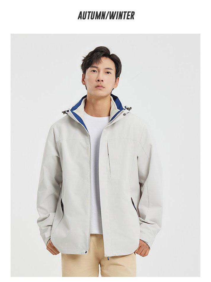 Duke Three-Proof Detachable Inner Layer Storm Jacket – Custom Logo Outdoor Trendy Mountaineering & Cycling Cotton Jacket