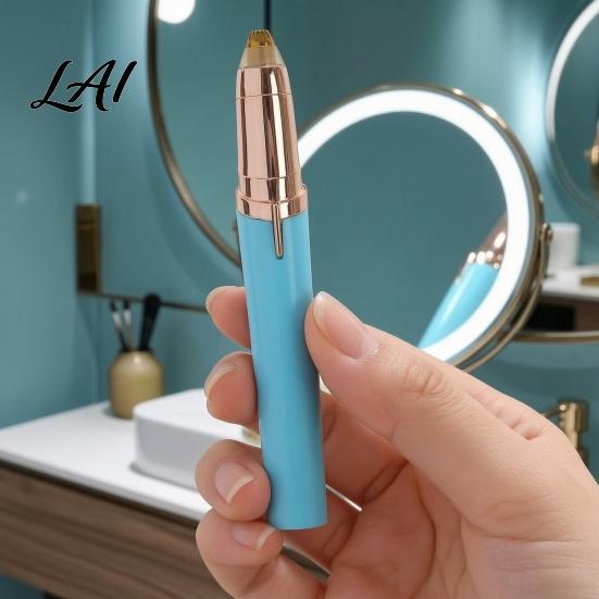 Eyebrow Grooming Pen Electric Trimmer for Women Rechargeable Cordless Facial Hair Removal Removal Portable Painless Eye Brow Shaver Razor Safe Skin