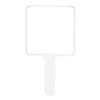 2pcs Handheld Makeup Mirror Portable Square Vanity Mirror Compact Beauty Cosmetic Tool