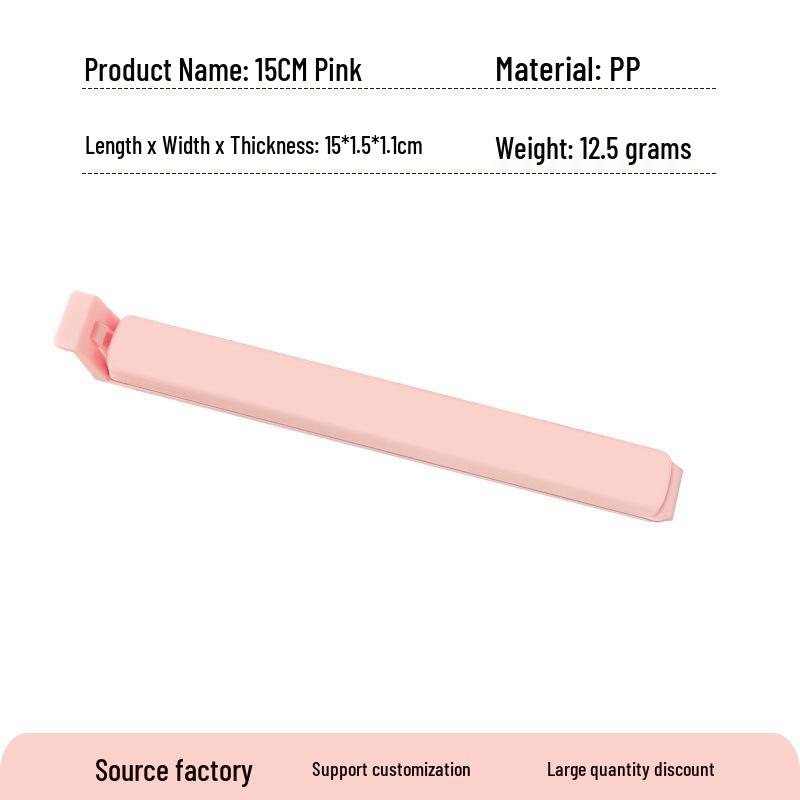 Plastic Food and Snack Bag Sealing Clips for Tea and Seasonings