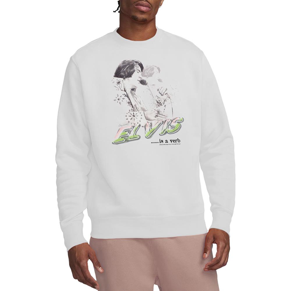 Elvis Unisex Adult Is A Verb Sweatshirt