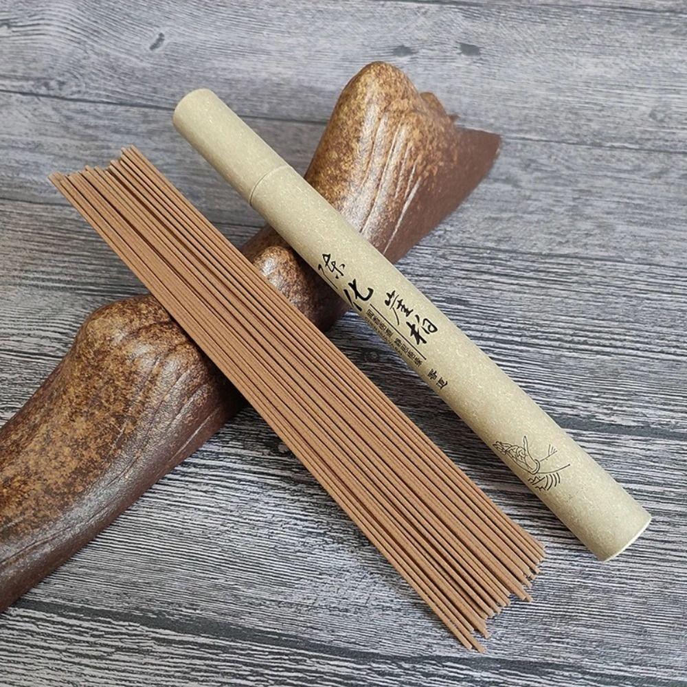 1/2Box Sandalwood Mugwort Scent Incense Stick Tranquilize Mind Home Office Bedroom Refreshing Scent Sleeping Aiding Natural