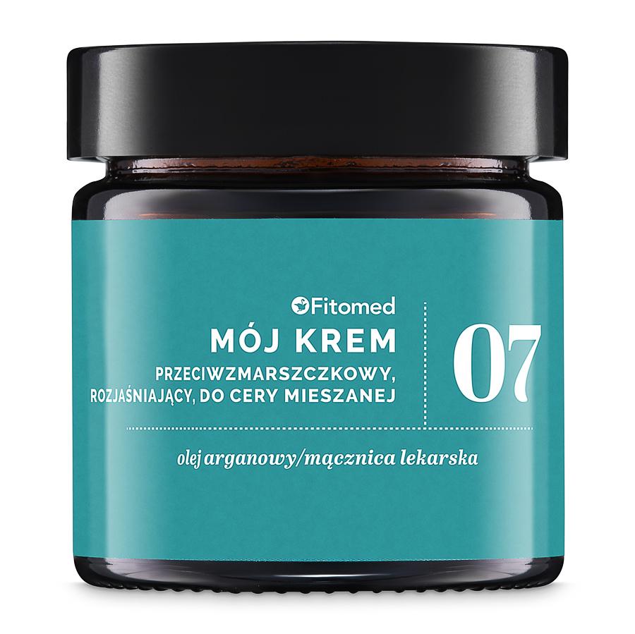 Fitomed mój krem nr 7 przeciwzmarszczkowy, rozjaśniający do cery mieszanej - olej arganowy/mącznica lekarska 55g