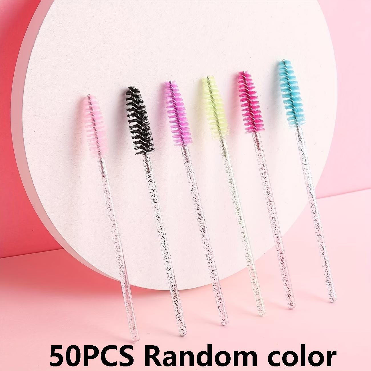 

50pcs Crystal Rod Solid Lip Brush Swab Stick Lip Glaze Smudge Brush Makeup Tool Convenient Lipstick Brush Wholesale
