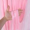 New 3 Meter Macaron Colorful Rain Curtain For Birthday Party Wedding Backdrop Decor