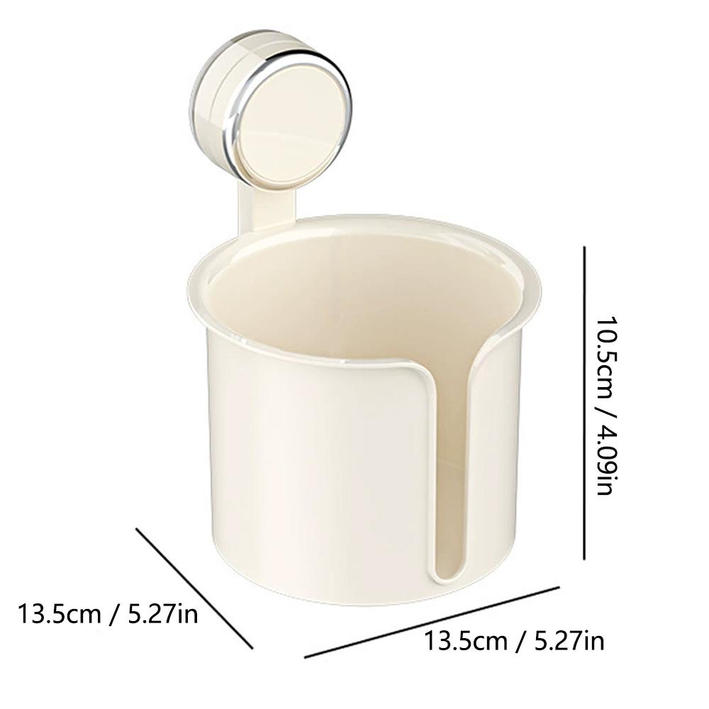 Suction Cup Tissue Box Bathroom Punch-free Plastic Home Toilet Paper Portable Storage Modern Minimalism Home Storage