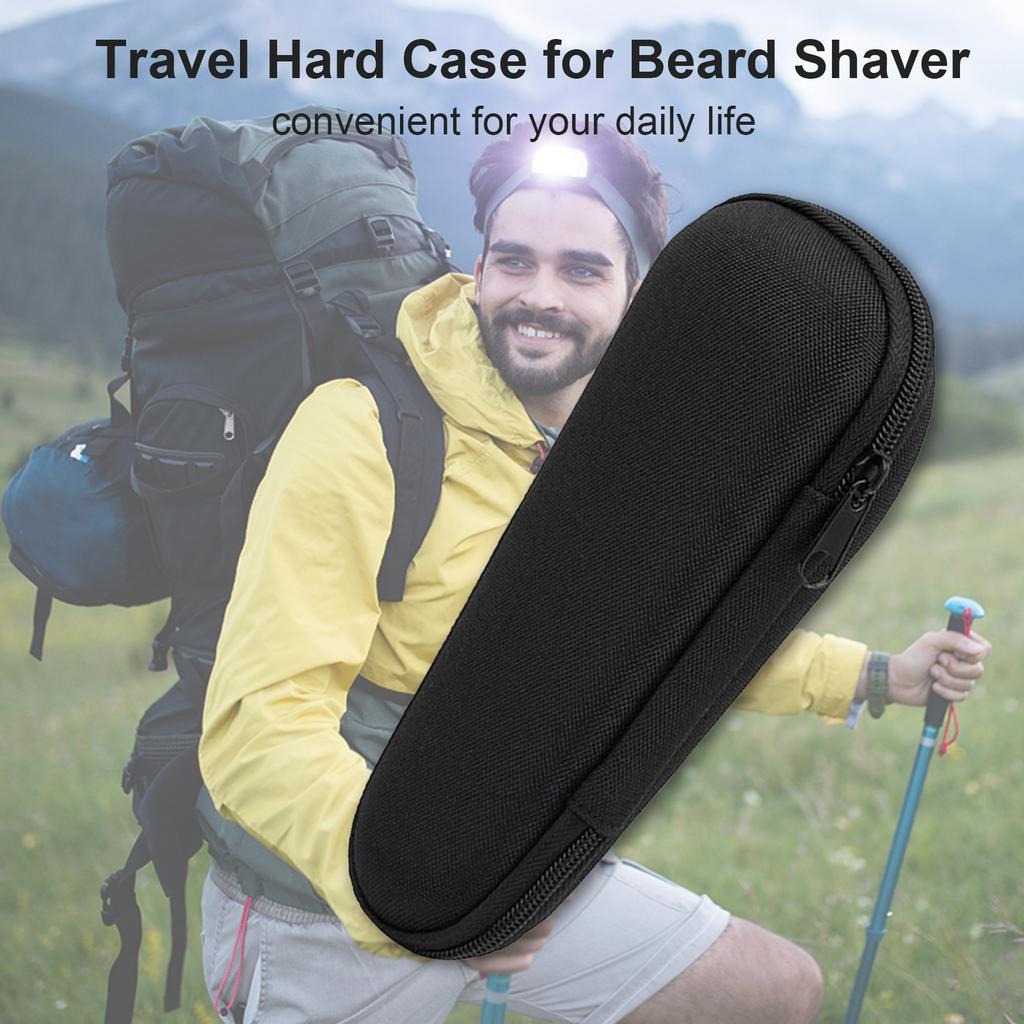 Cestovní taška s organizérem Hard Case Kompatibilní s černým pouzdrem na zastřihovač Braun Series Black