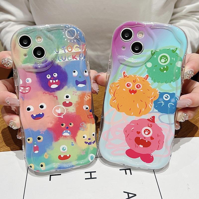 Mielas animacinių filmų minkštas TPU dėklas, skirtas Redmi Note 12 Note 11 Pro Samsung S23 Ultra S24 A53 A52 Realme C53 C55 OPPO Vivo IPhone Infinix Tecno Spark Cover