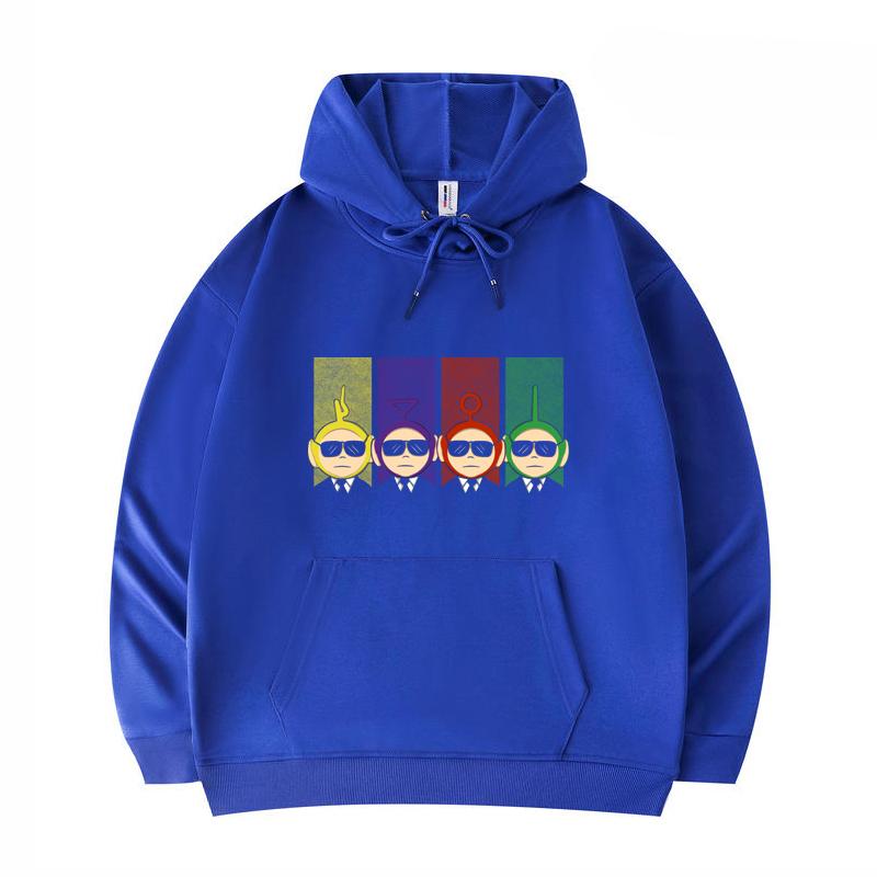 

Men s Hoodies Reservoir Tubbies Print Funny Harajuku Style Twill imitation cotton Hoodies