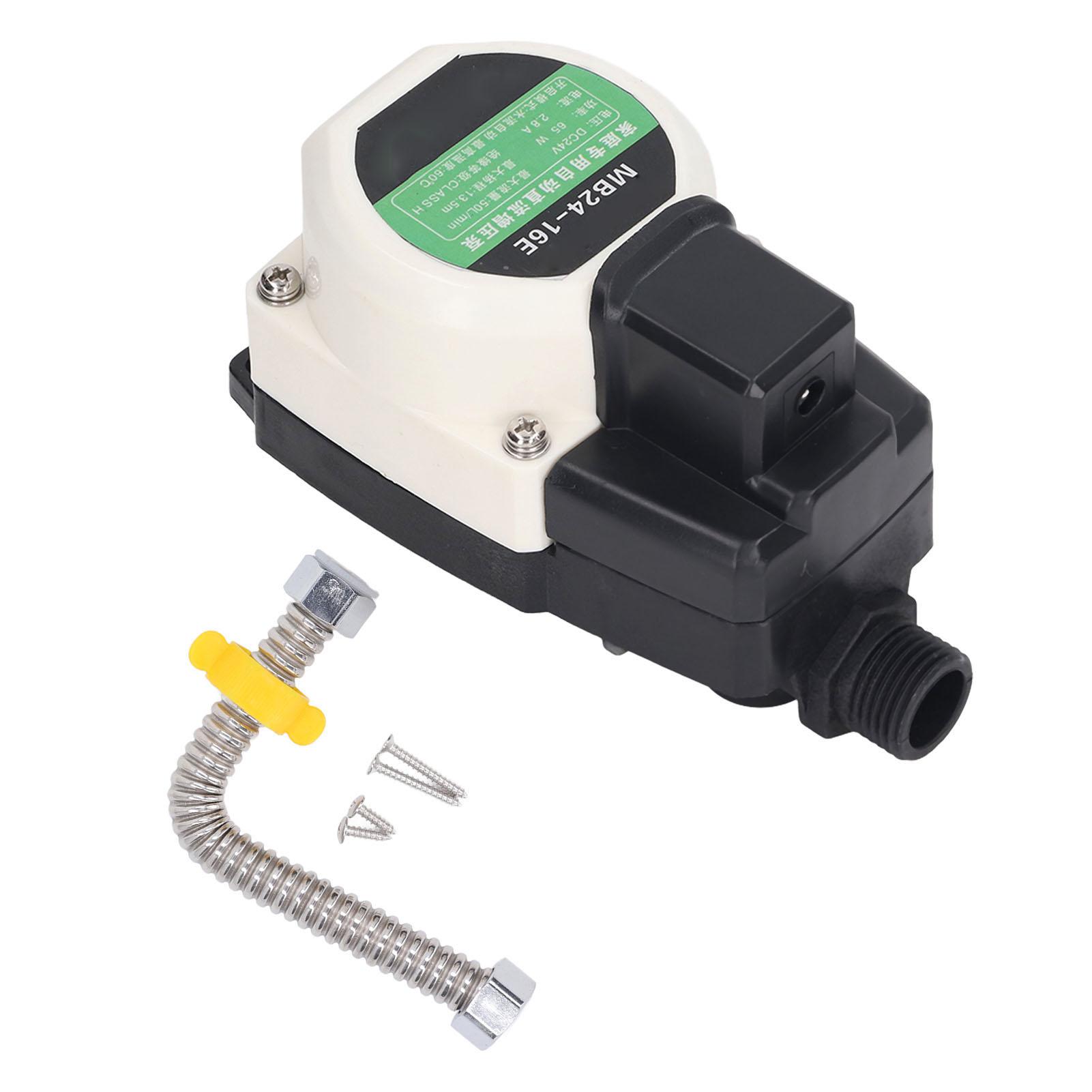 

Насос для підвищення тиску води DC24V 65W з низьким рівнем шуму, водонепроникний, пилонепроникний, автоматичний контроль, рециркуляційний насос для душу 24V&CN білий