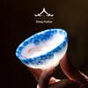 Ice Jade Porcelain Gongfu Tea Cup - Hand-Painted Luxury Ceramic for Tea Tasting