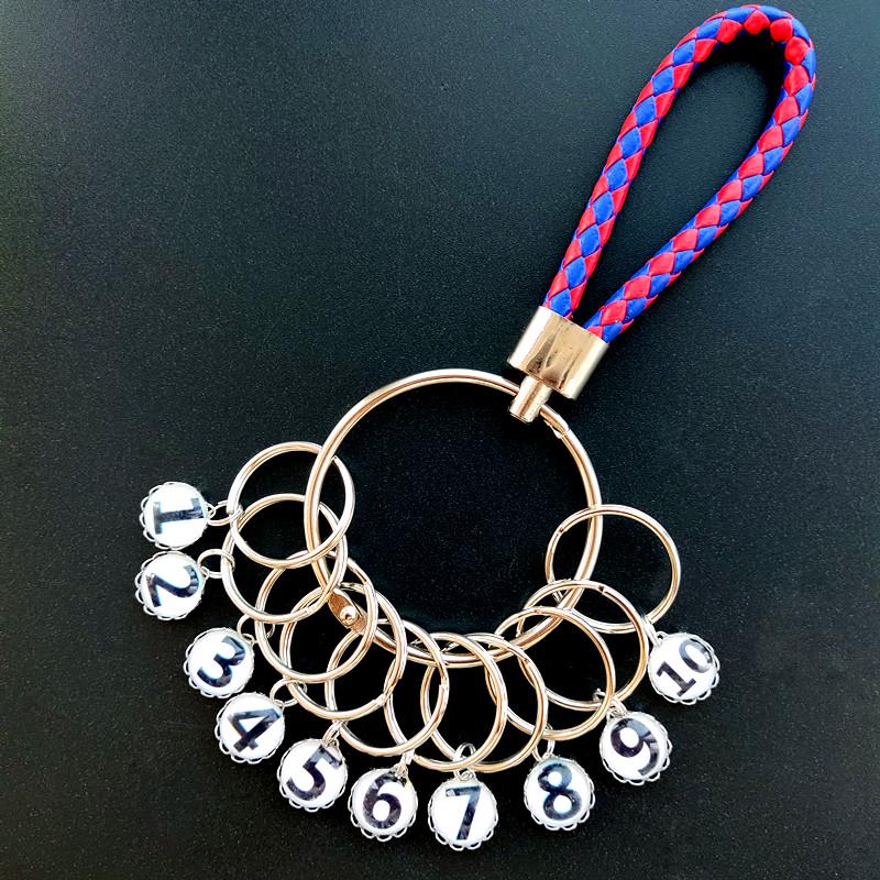 Leather Rope Digital Keychain: Versatile Keyring for Men, Women, Cars, and Hotel Rooms