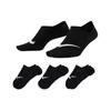 Nike Логотип Вышитые Носки для Спортивных Тренировок 3 Пары Женские носки Черный SX5277-011