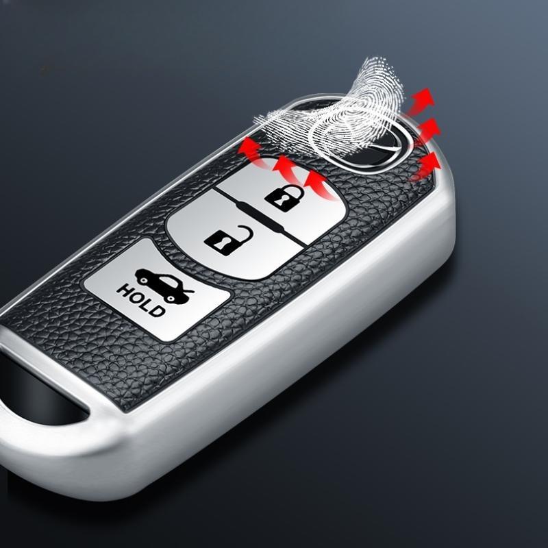 Funda de cuero TPU para llave inteligente de coche, funda protectora para Mazda 2 3 5 6 Axela Atenza Demio CX-3 CX-4 CX-5 CX-7 CX-9 MX5 CX8
