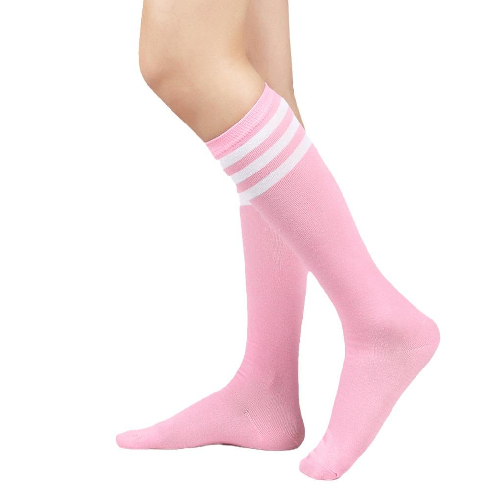 

Black White Striped Long Socks Women Sexy Over Knee Thigh High Socks Over The Knee Stockings Ladies Girls Warm Long Tube Socks EU 35-42