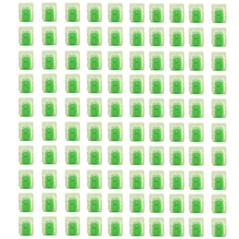 100Pcs Car Motorcycle Luminous Tire Valve Caps Glowing Valve Cover Car Tire Wheel Hub Styling Tool Auto Accessories 5 Colors