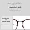 Ultralight Titanium Polygon Eyeglass Frame for Men and Women