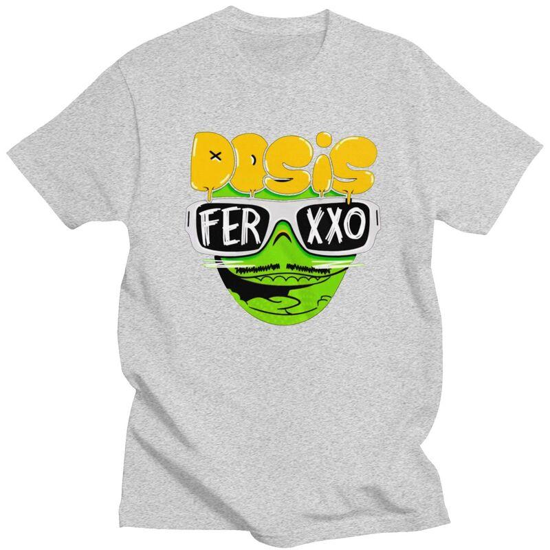 Custom Classic Pop Singer Feid Ferxxo T Shirts Men Short Sleeve Tshirts Streetwear Tee Slim Fit Tshirts Merch