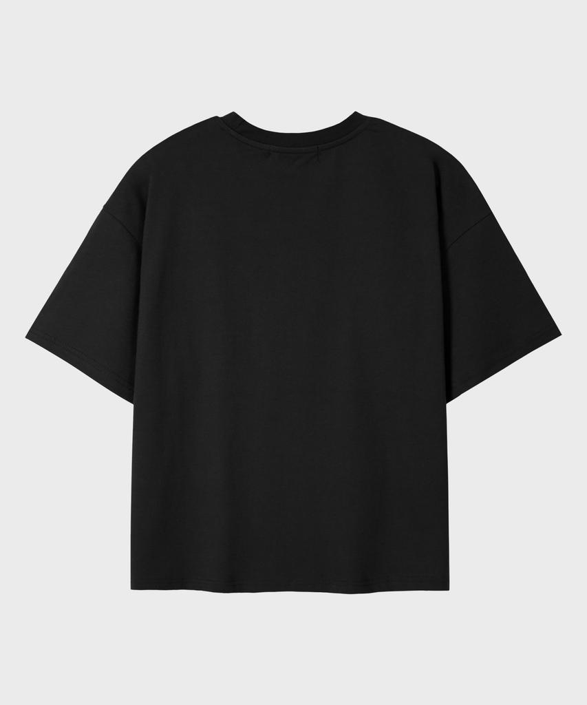 LEIRE Essential Crop T-Shirt [Black]