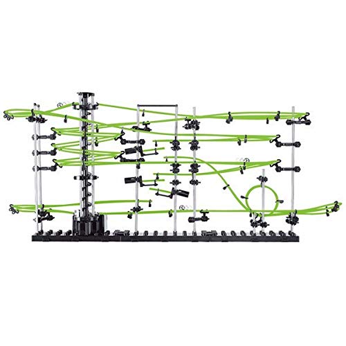 Space Rail: Glow-in-the-dark, phosphorescent, endless loop puzzle. A futuristic educational toy resembling a roller coaster, perfect for brain trainin