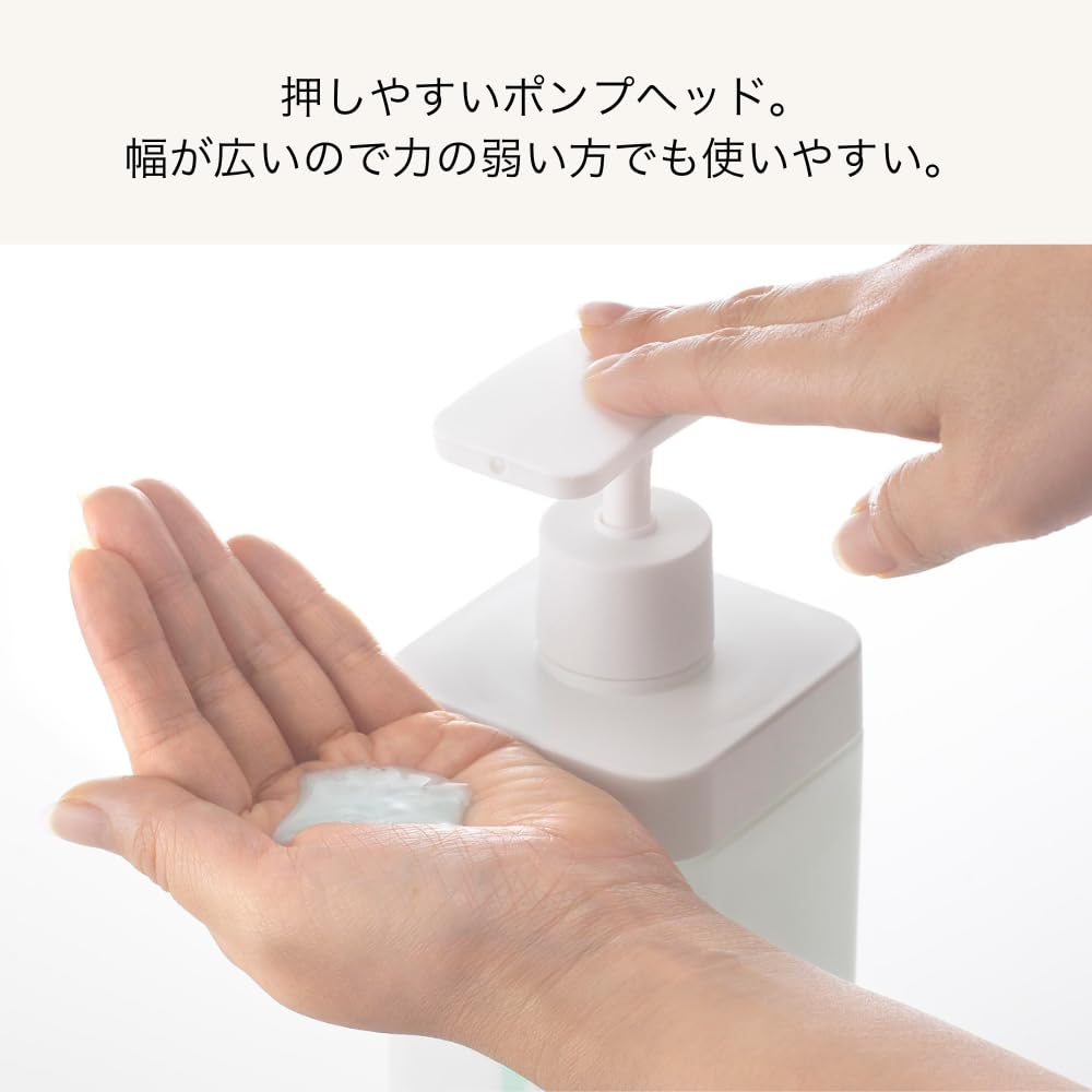 Material RETTO Dispenser L Marker Set Refill Bottle Shampoo Conditioner Body Soap Set [Iwatani Official] 3-Piece