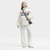 Fila 2023 Winter New Retro Casual Thick Stand Collar Down Jacket Unisex Outerwear Reed-White F11U349903F-IV