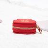 Cute Panda Keychain Coin Bag Earphone Bag Fashion PU Leather Pendant  Mini Storage Bag