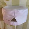 Wear Resistant Chef Flat Top Caps Mesh Head Circumference Breathable Sushi Cap  Both Sexes Chef