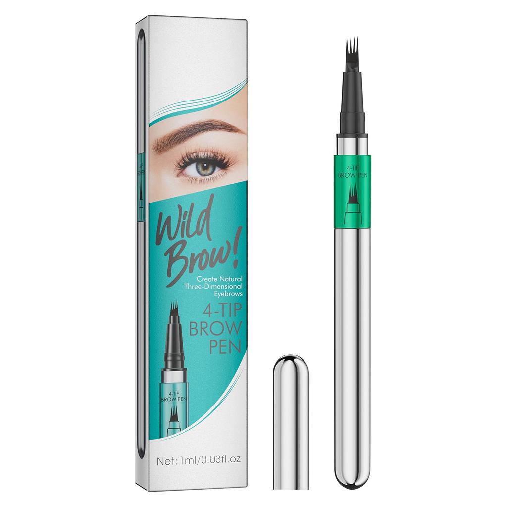 Four-pronged Liquid Eyebrow Pencil Smooth Waterproof Brush Head Four-pronged Liquid Eyebrow Pencil
