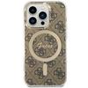 Etui do iPhone 14 Pro Guess MagSafe Brązowe