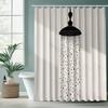 Simple Shower Head Shower Curtain – Digital Print, Home & Hotel Bathroom Decorative Partition