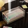 Kpop Pocard Storage Box Transparent Po Card Organizer Compartment Flip Box Card Case Protector Container
