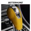 Betterhumz För Porsche Macan Panamera Boxter 718 911 Cayenne Tillverkad av Alcantara Växellådsspak Kåpa Bilinteriör Tillbehör