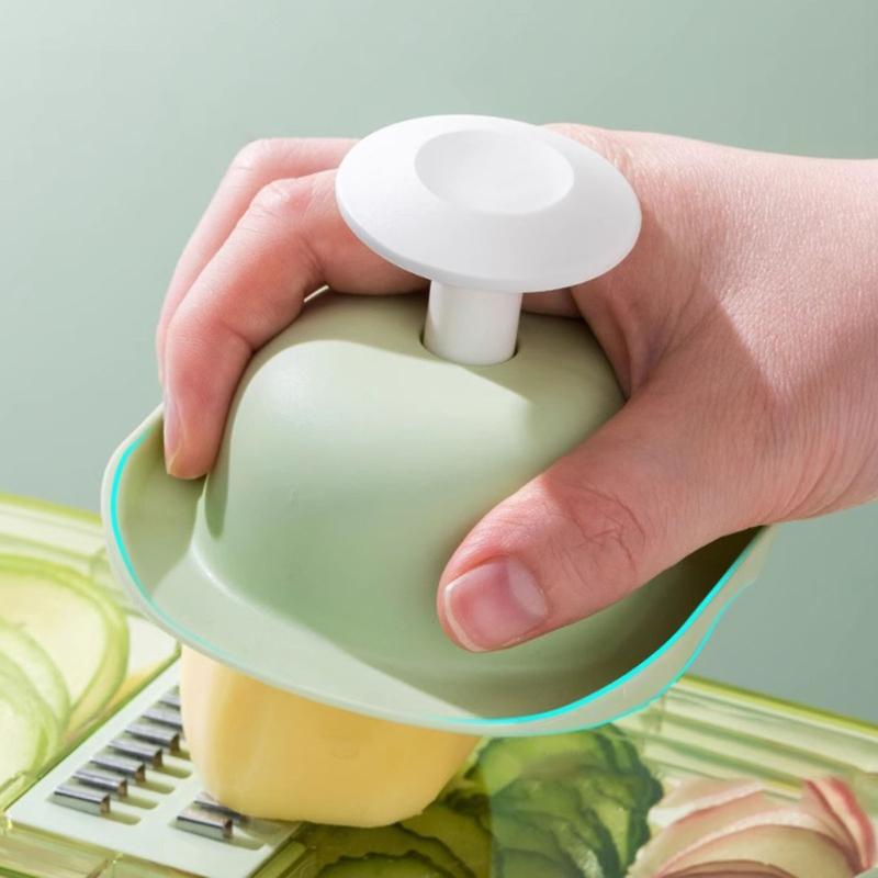 Multigunctional Vegetable Chopper 6 Interchangeable Blade Nonslip Handle Convenient Storage Designs Space Saving Grater