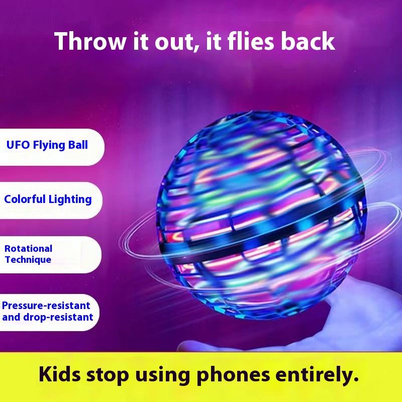 

UFO Smart Induction Gyratory Ball Magic Flying Ball Suspension Ball Fingertip Gyro Magic Ball Children s Toy синий
