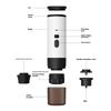 Wireless Capsuled Coffee Device Intelligent Temperature Display Easy to Clean Structure Perfect For Compacts Living