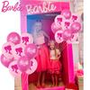 Pretty Pink Barbie Latex Balloons For Girls Birthday Party Decorations